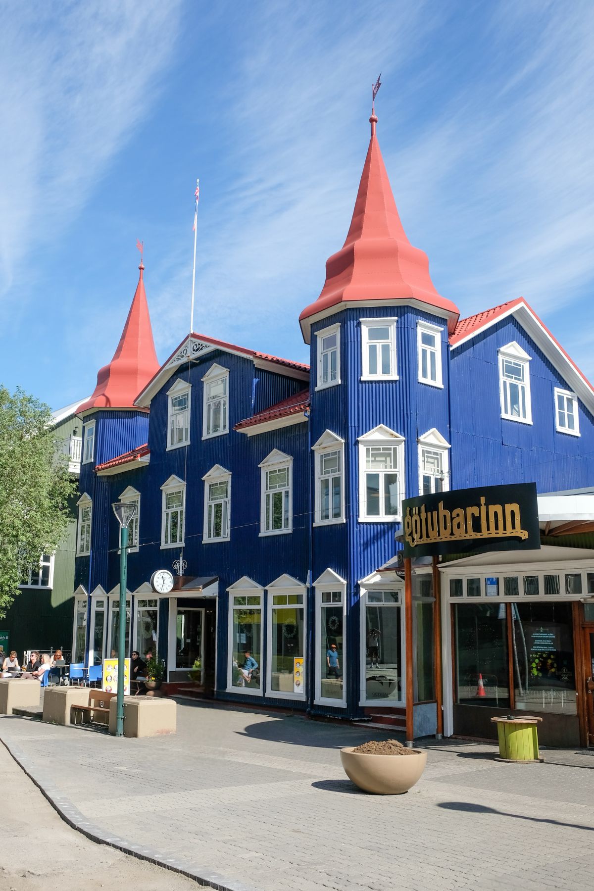 Akureyri stad langs de Diamond Circle