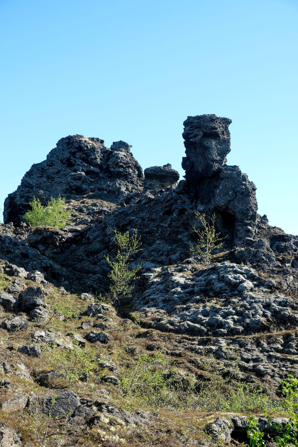 Dimmuborgir langs de Diamond Circle