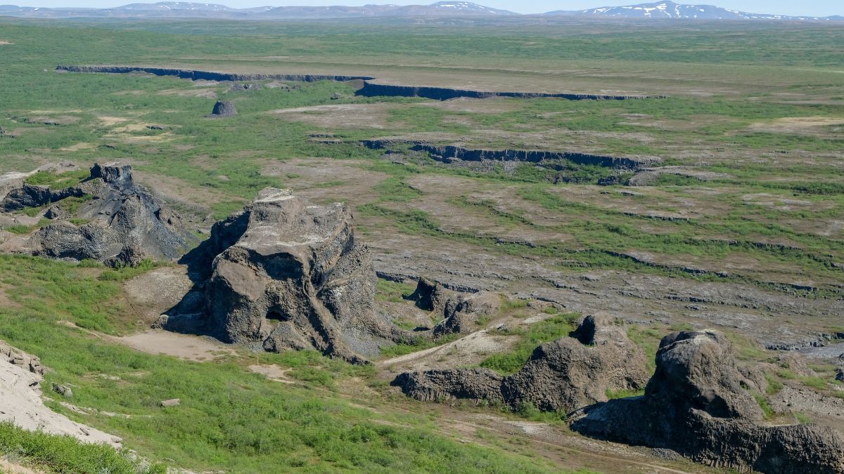 Hljóðaklettar basaltformaties