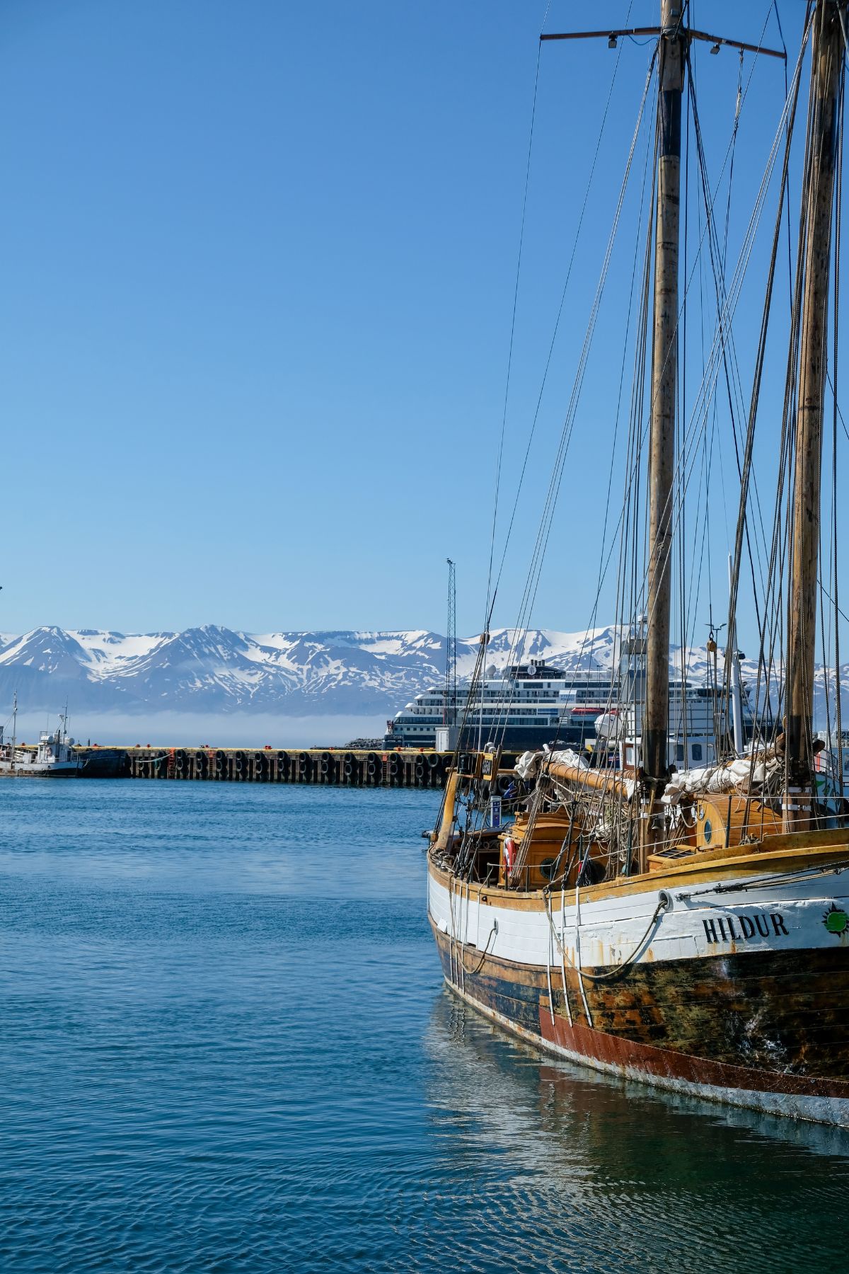Húsavík haven in IJsland