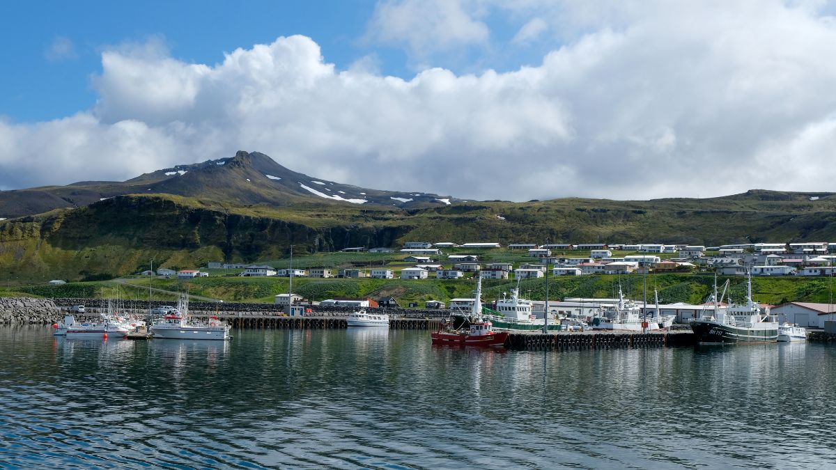 Haven van Ólafsvík in IJsland