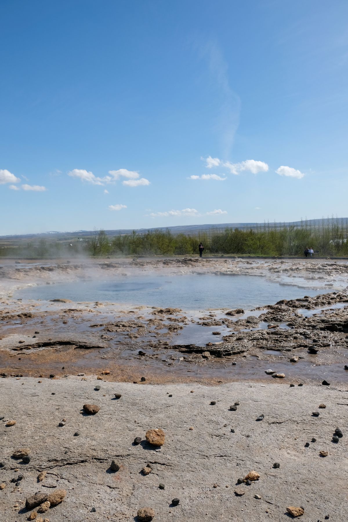 Strokkur geiser in IJsland