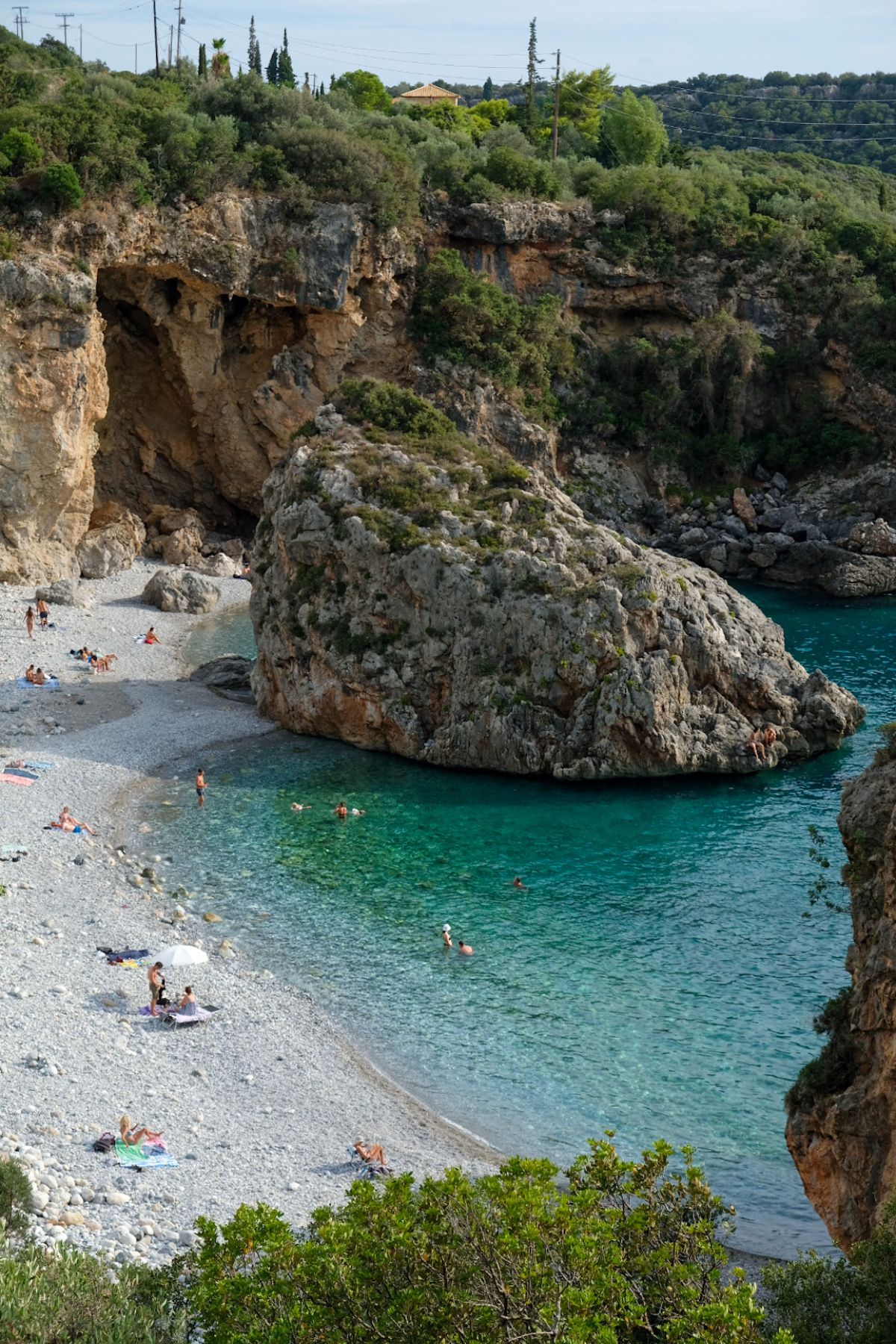 Foneas Beach in Kardamili in Griekenland
