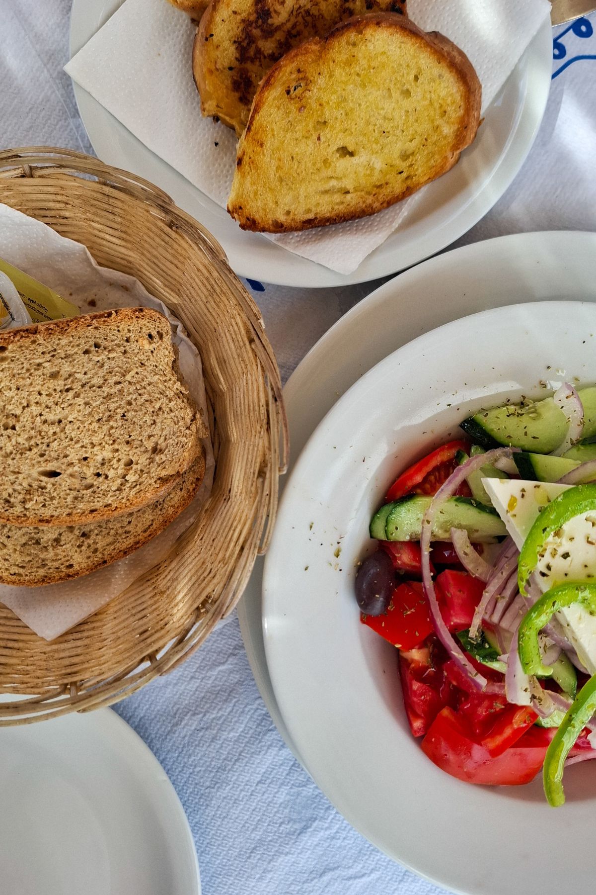 Griekse salade lunch