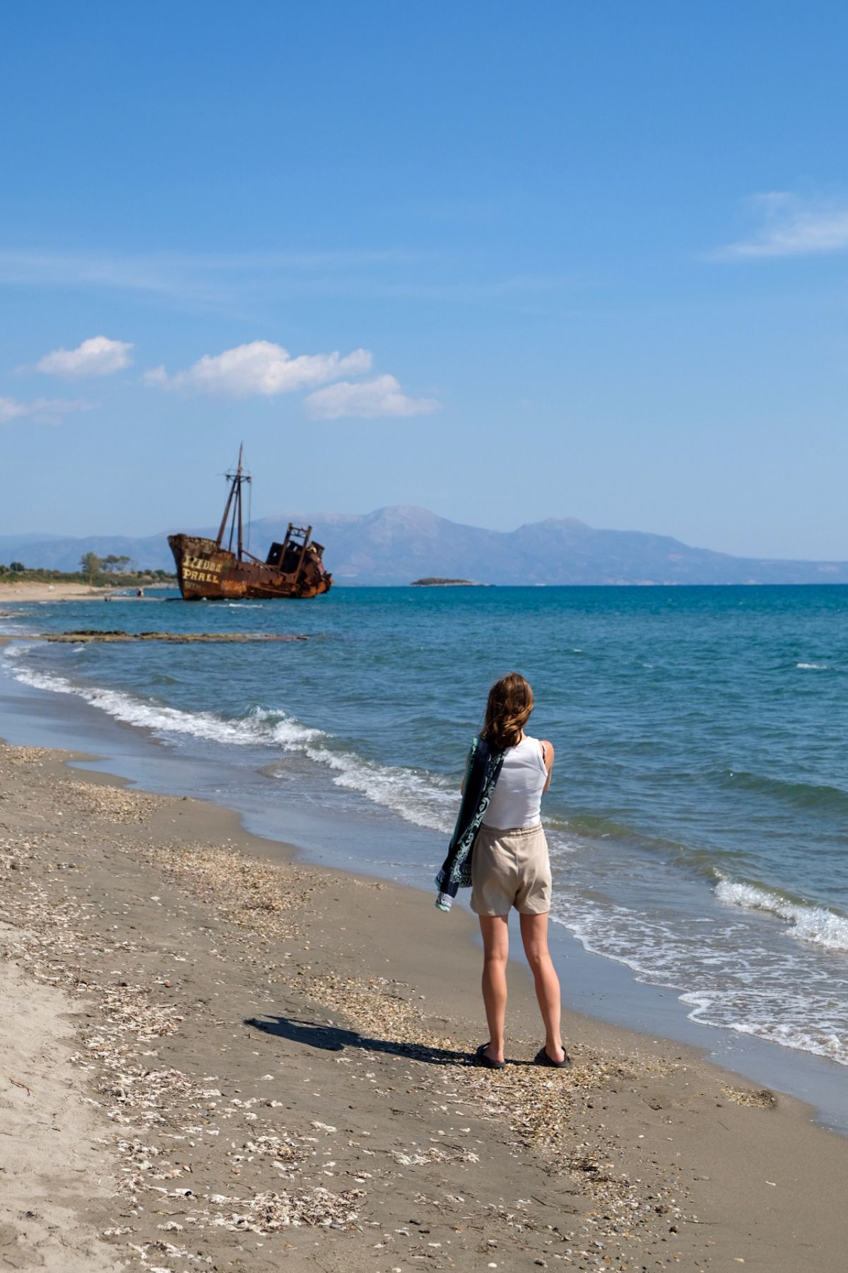 Dimitrio Shipwreck vlakbij Gythio in Griekenland