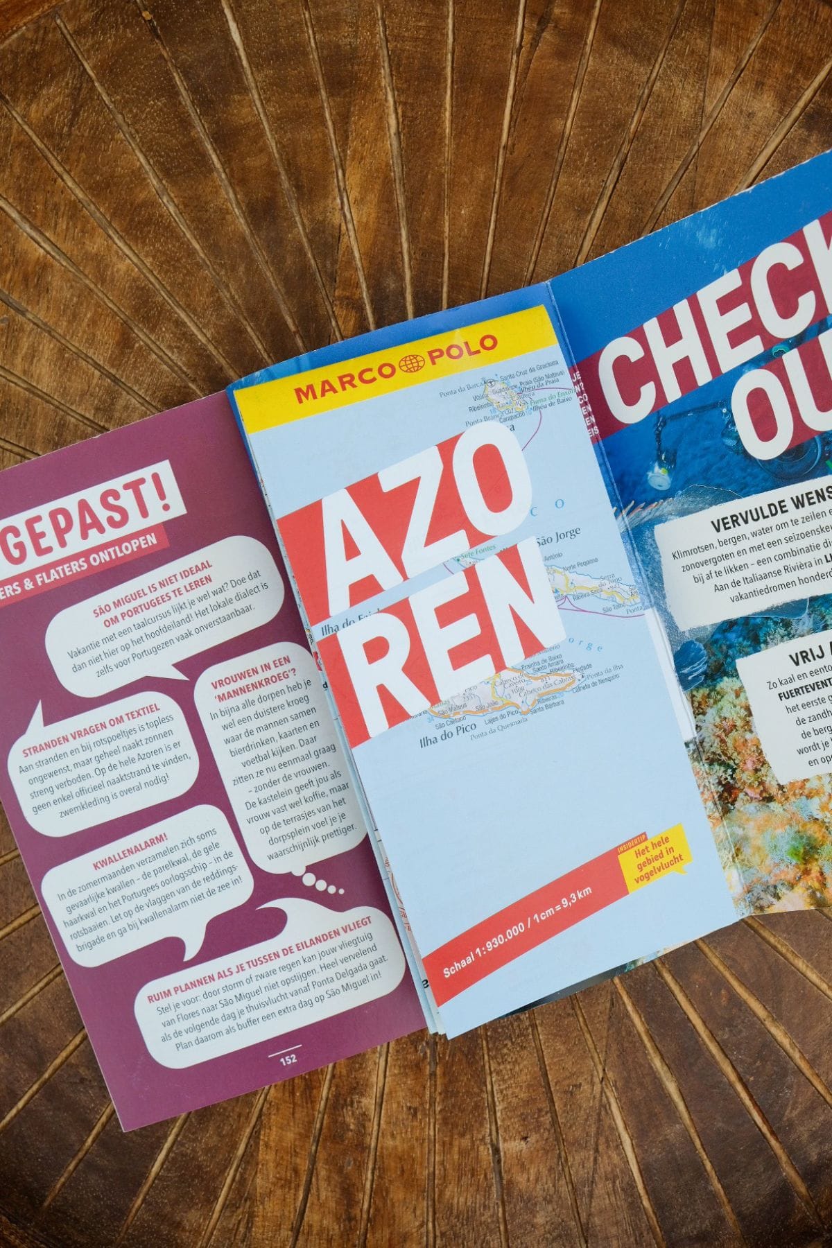 Marco Polo Reisgids van de Azoren met uitneembare kaart