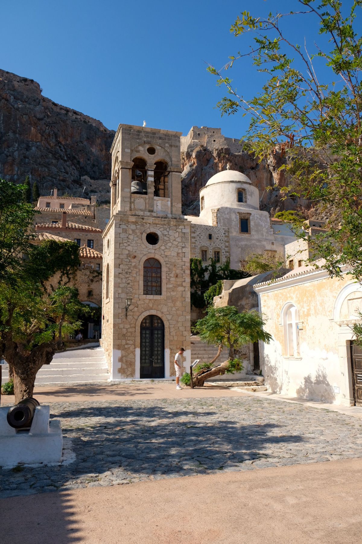 Monemvasia in Griekenland tijdens rondreis door Peloponnesos