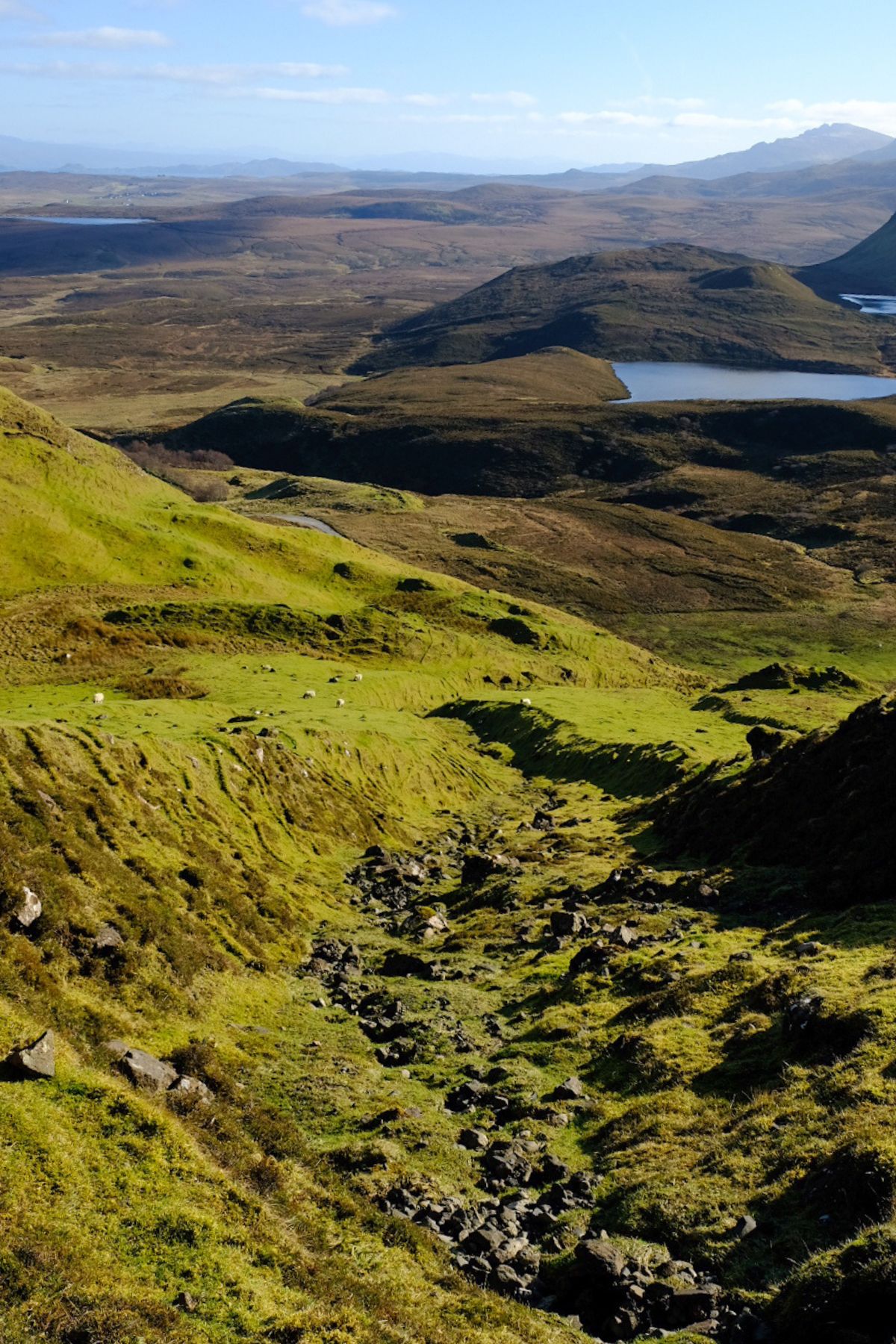 Quiraing wandeling Isle of Skye in Schotland