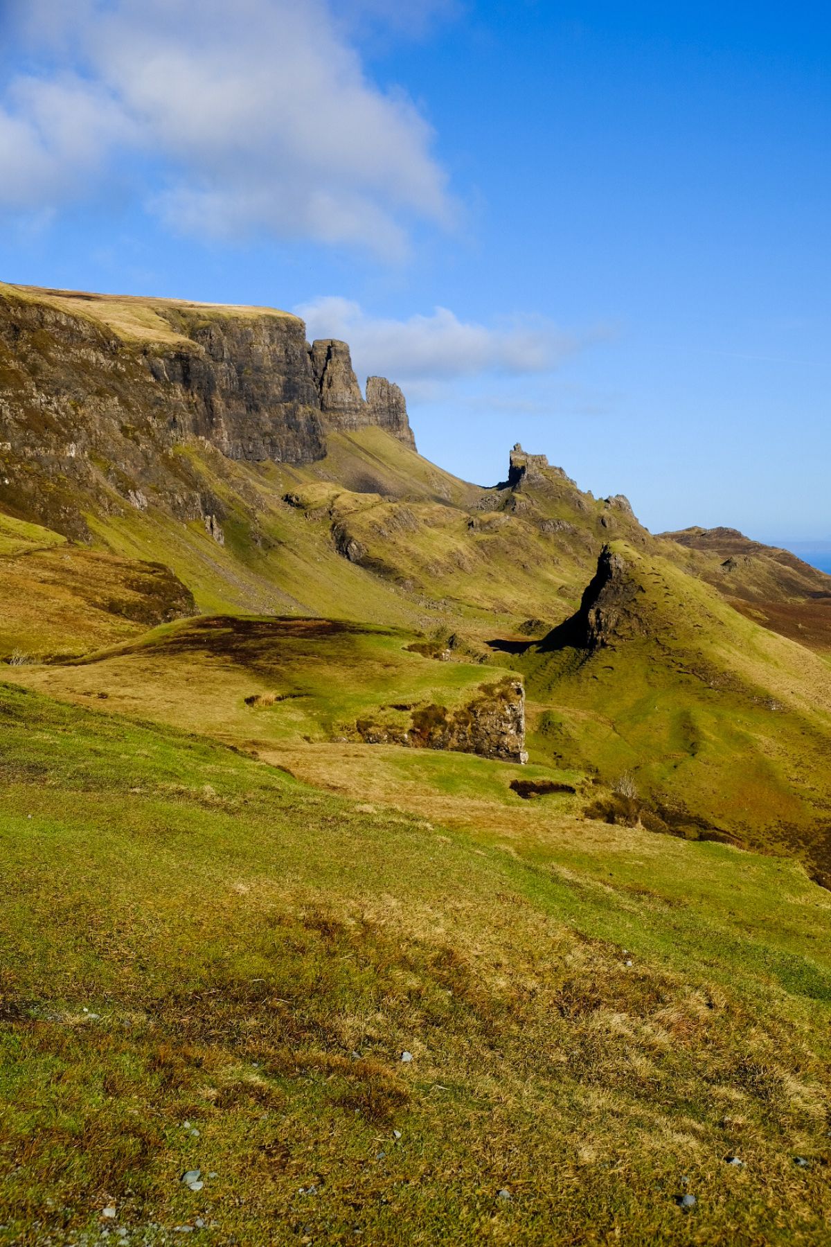 Quiraing wandeling Isle of Skye in Schotland