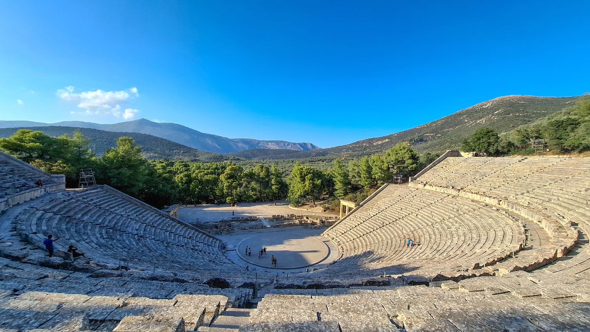 Theater van Epidaurus in Griekenland