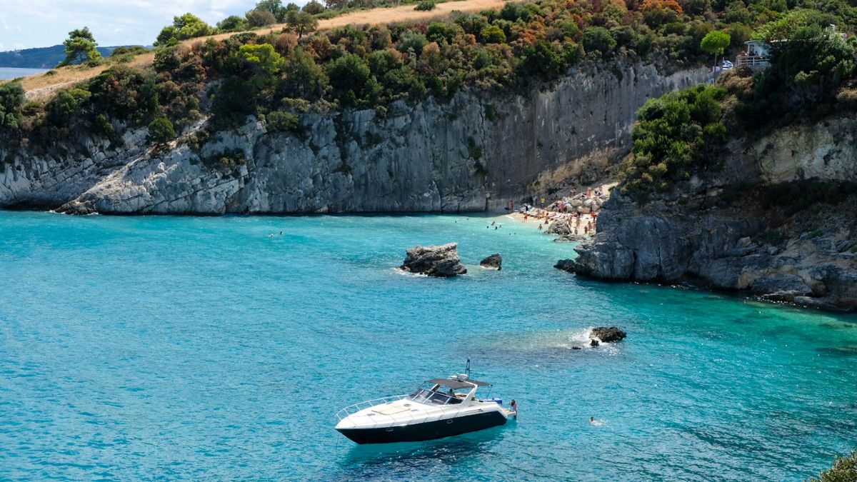 Xigia Beach op Zakynthos