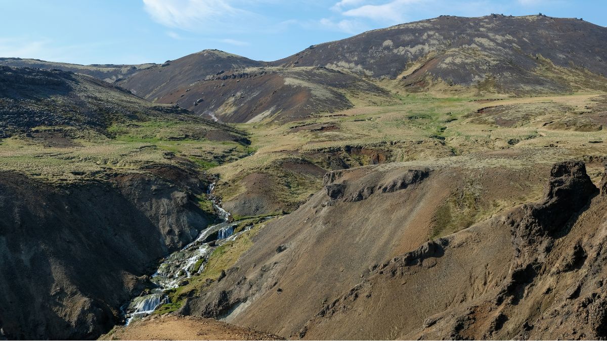 Hike naar de Reykjadalur hotspring