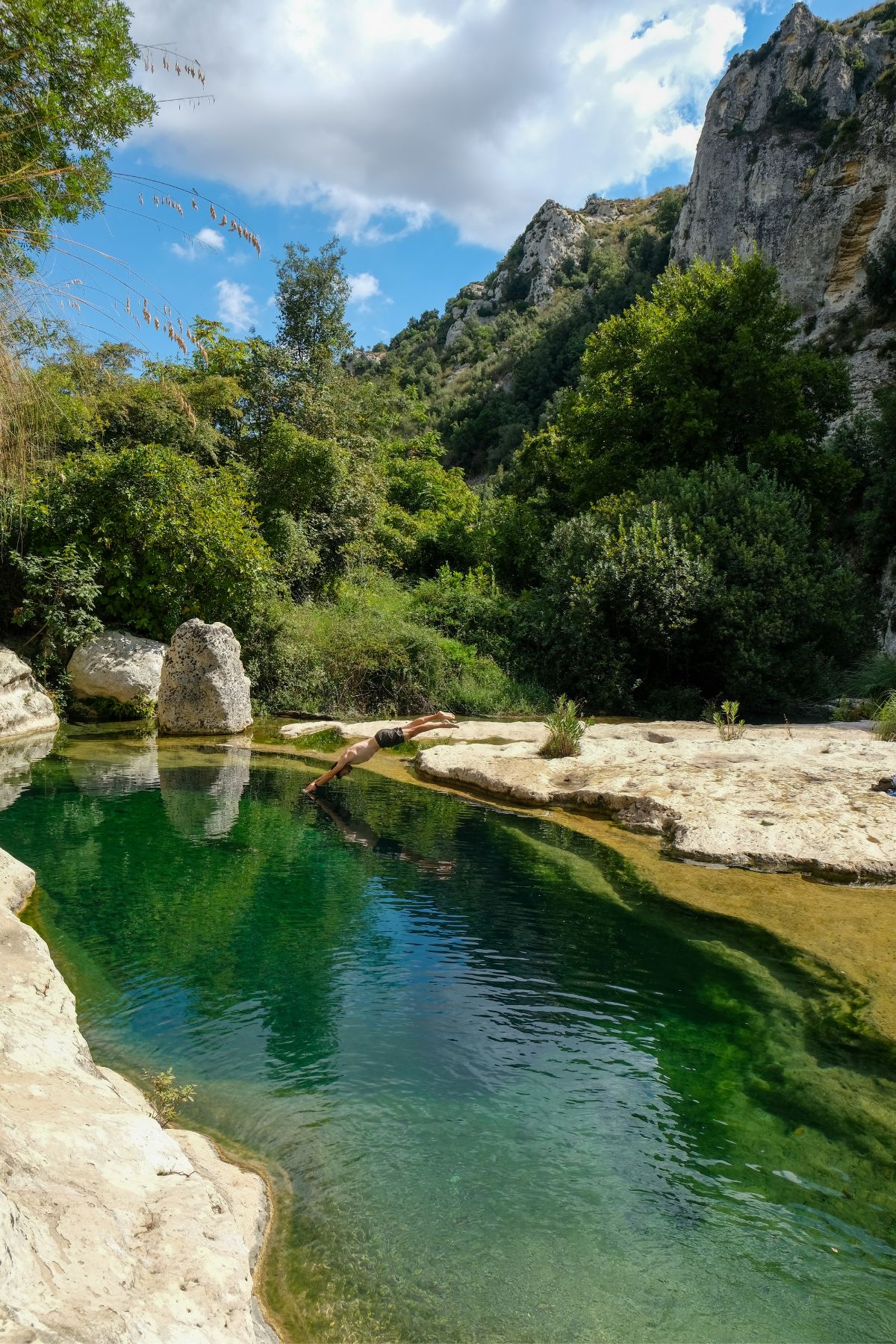 Cavagrande del Cassibile in Sicilië