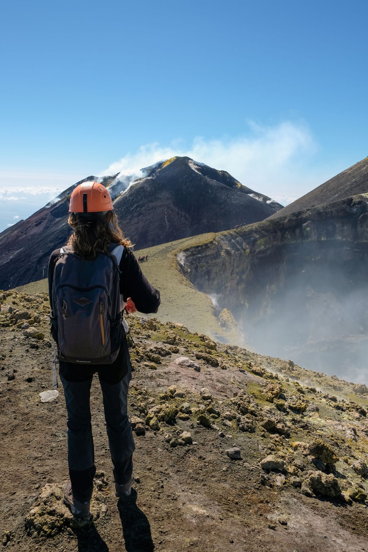Topkraters Etna vulkaan