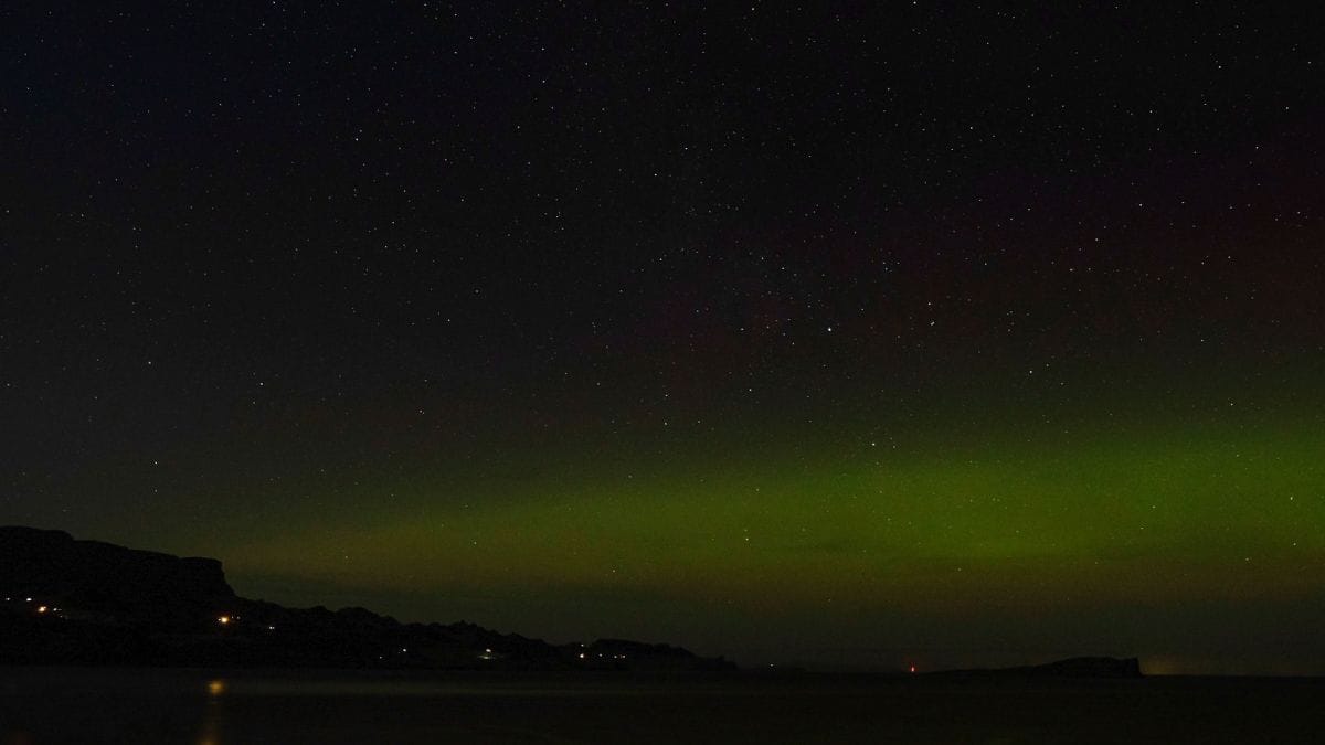 Noorderlicht zien in Schotland