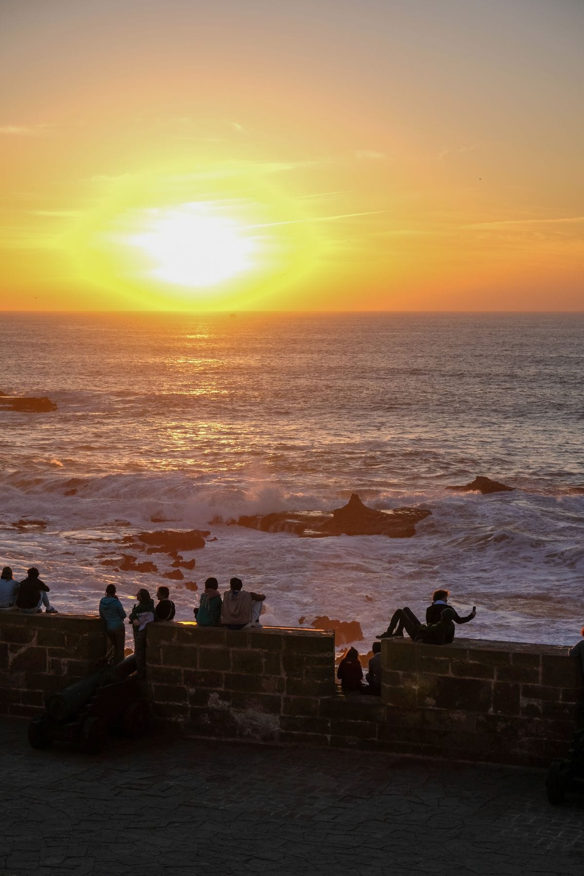 Zonsondergang bij Skala de la Ville