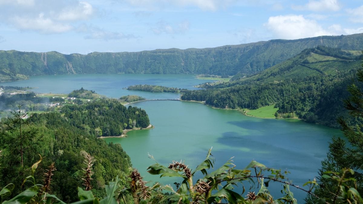 Miradouro da Vista do Rei op São Miguel in de Azoren