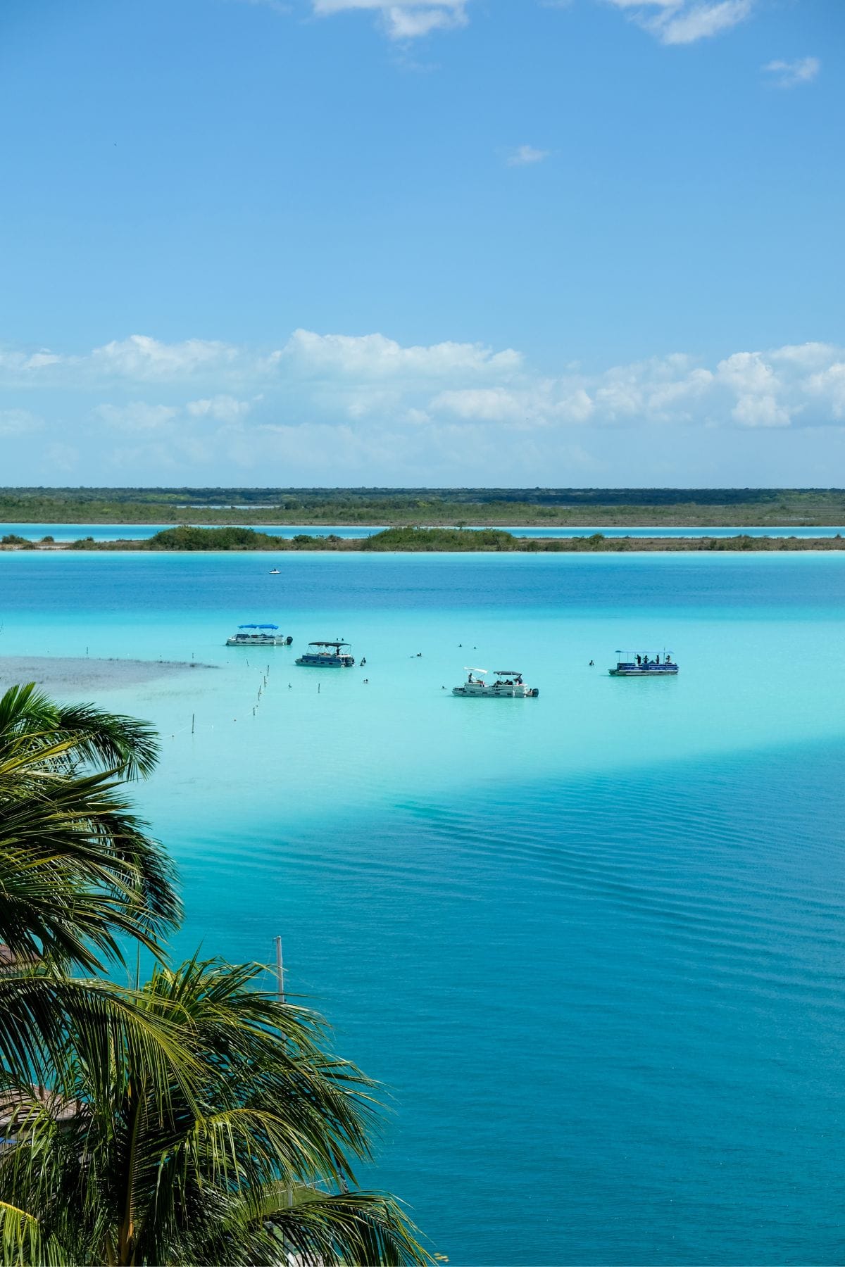 Bacalar lagune in Mexico