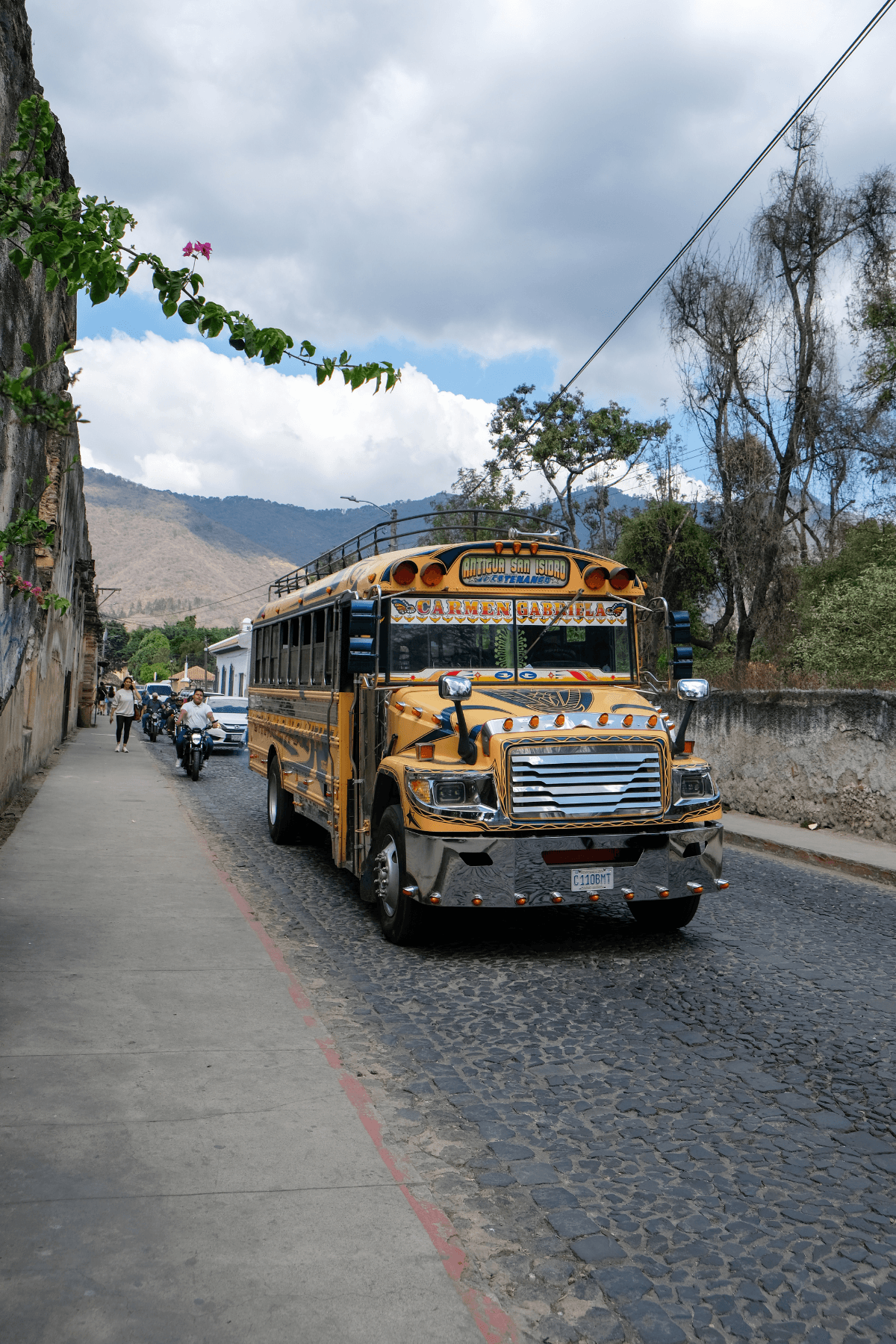 Chicken bus in Guatemala