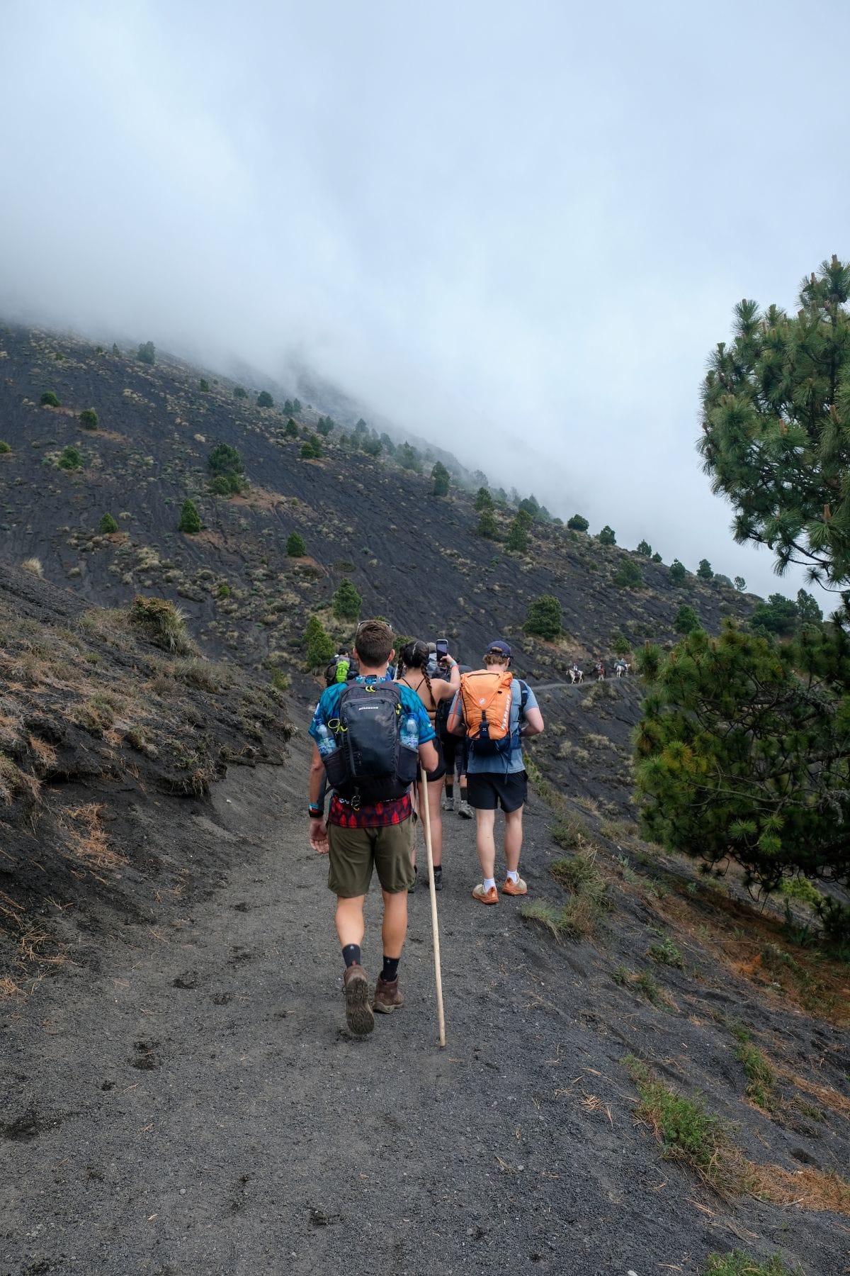Acatenango vulkaan beklimmen tijdens een 2-daagse hike