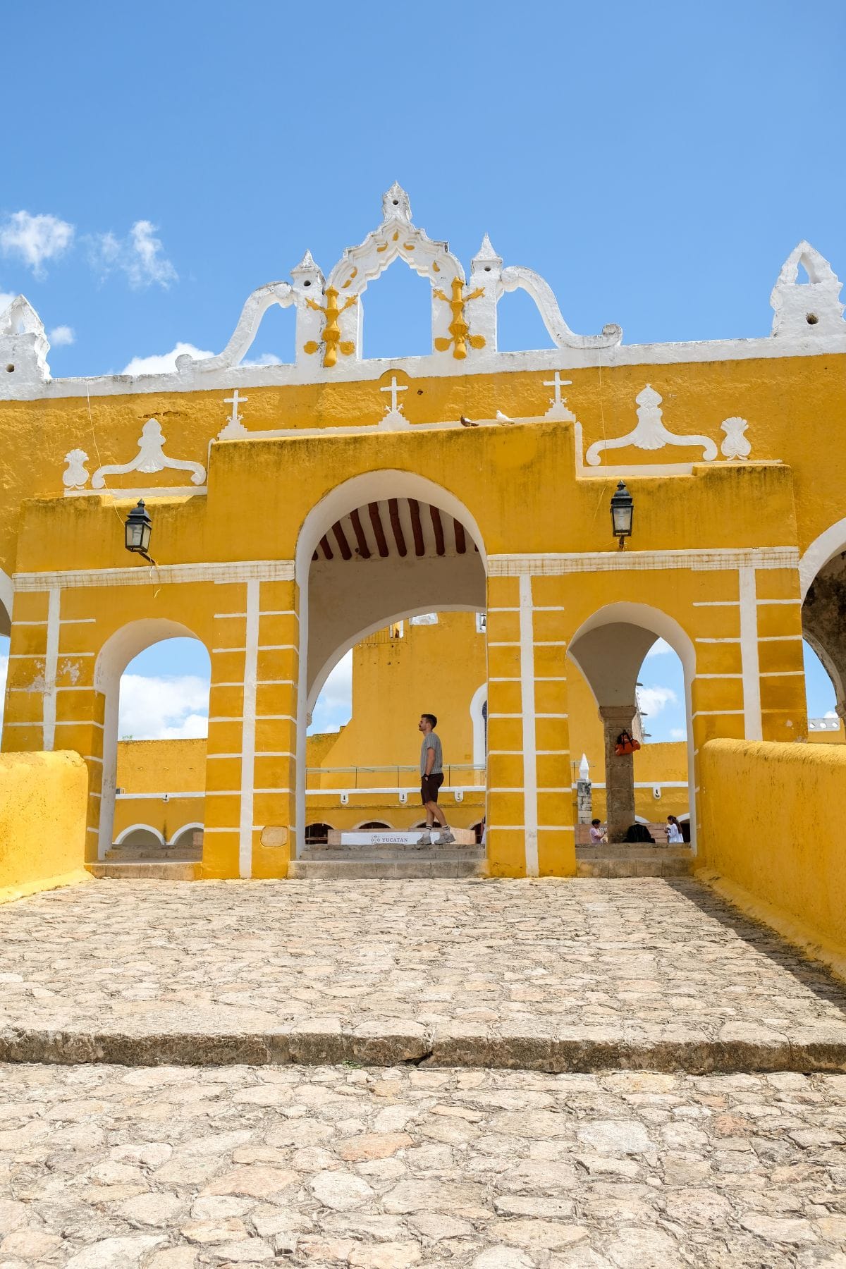 De gele stad Izamal in Mexico